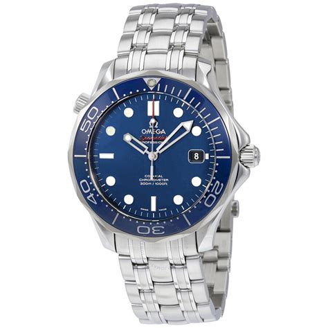 omega big blue automatic men's watch
